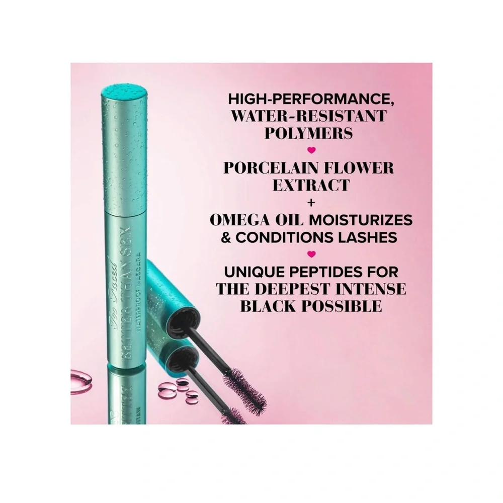 Too Faced - Better Than Sex - Waterproof Mascara - Black - Full Size - Picture 5 of 6